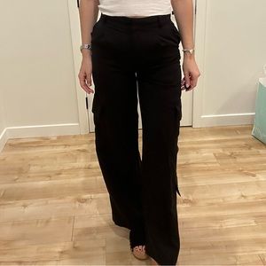 H&M black cargo pants